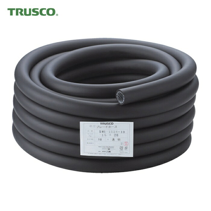 トラスコ TRUSCO 発泡ブレードホース 15X28mm 10m (1巻) THB15-10