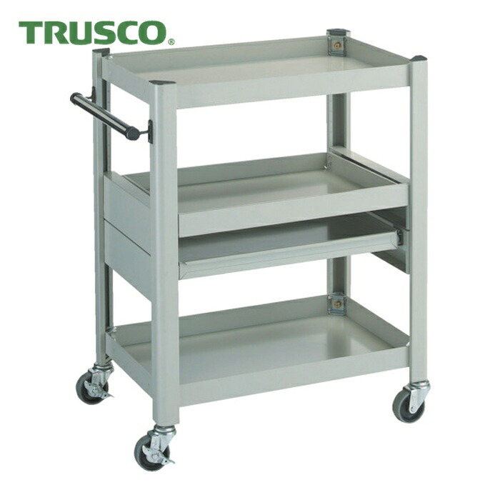 トラスコ TRUSCO コンビネーションワゴン 643X427XH880 スライド棚付 (1台) TCW-81AC2|工具ランド いたわり館