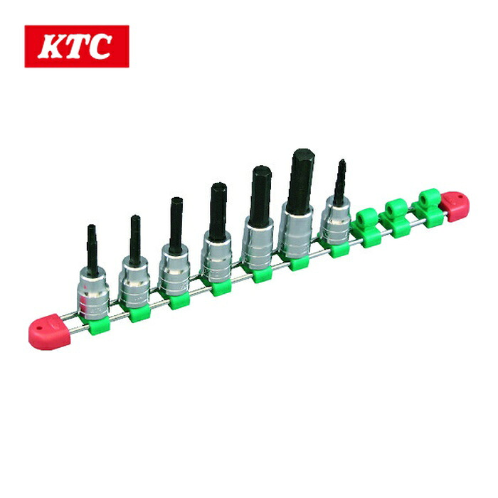 KTC 京都機械工具 TBT407H 12.7sq.ヘキサゴンビットソケットセット[7コ組] (1S) 締付工具-DIY・工具-花・ガーデン・DIY
