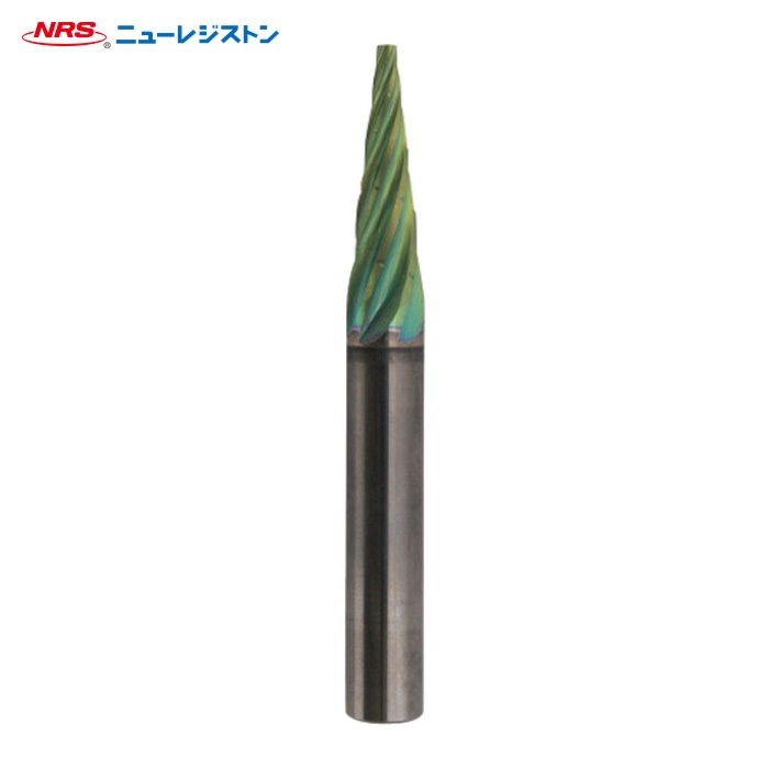 NRS ニューレジストン TCBT2400RV-ACC 超硬バー 円錐rvカット ACCコーティング 刃径6×刃長22×軸径6×軸長28 超硬 (1本)
