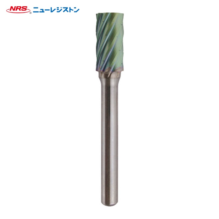 NRS ニューレジストン TCBT1600RV-ACC 超硬バー 円筒rvカット ACCコーティング 刃径10×刃長19×軸径6×軸長46 ロー付け (1本)