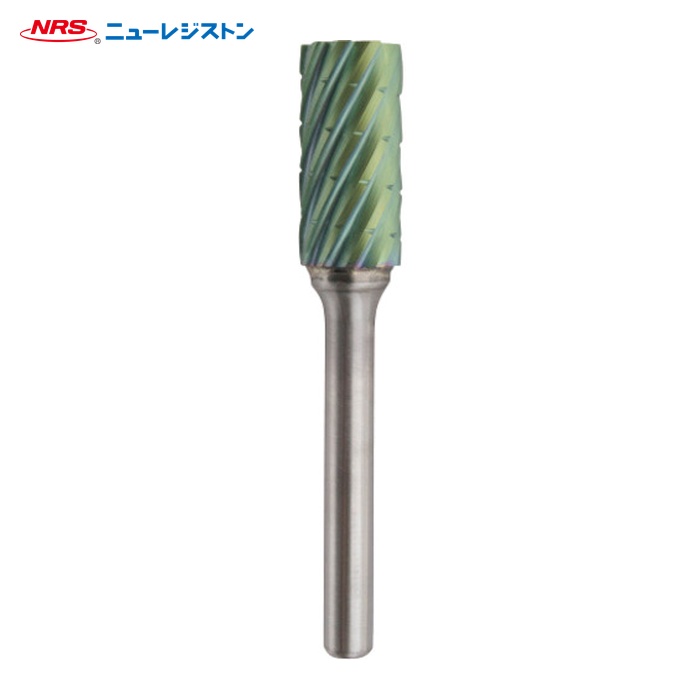 NRS ニューレジストン TCBT1700-1RV-ACC 超硬バー 円筒rvカット ACCコーティング 刃径12×刃長25×軸径6×軸長45 ロー付け (1本)