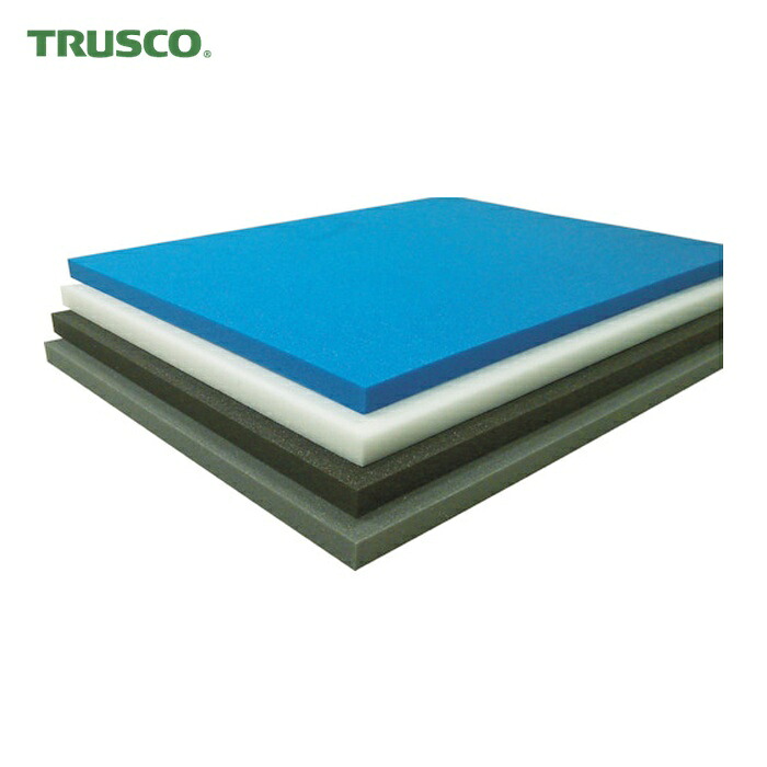 トラスコ TRUSCO 発泡ポリエチレンシート ソフト 30mm 1mX1m 緑 1枚1袋梱包 (1枚) TPES-3010GN-1