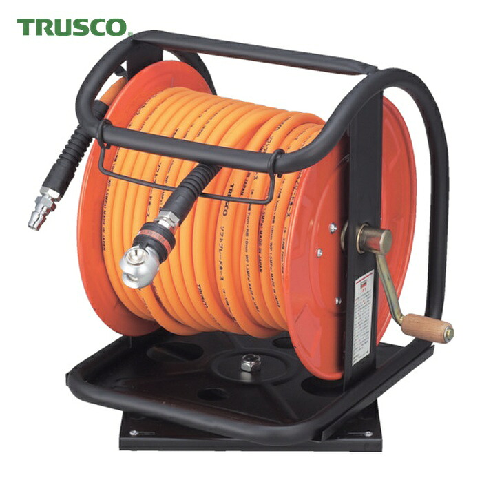 トラスコ TRUSCO B型エアーリールスィングカップリング付8.5X12.5 20m巻 (1台) TAB-85-20N