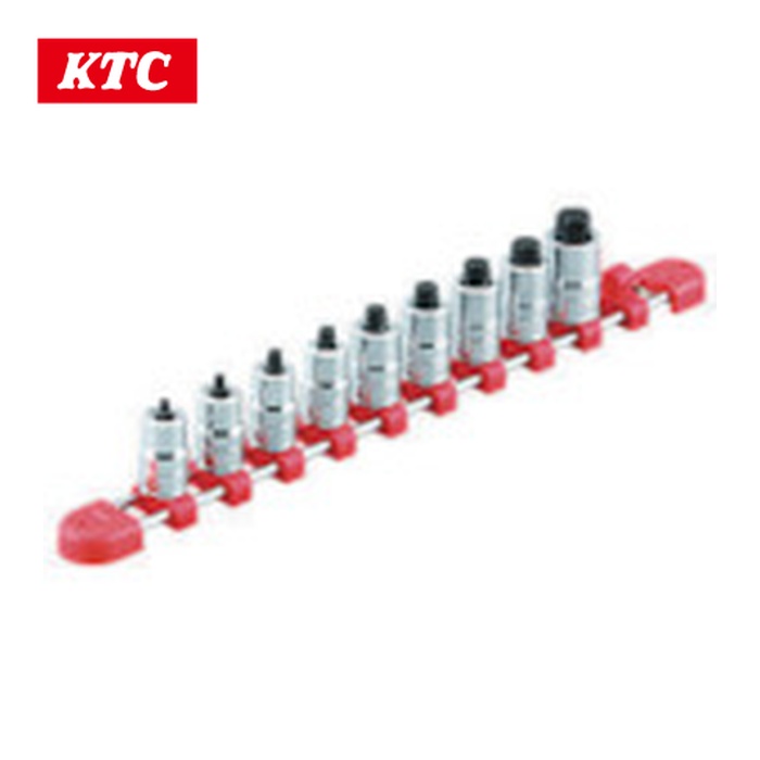 KTC 京都機械工具 TBT3SS09H 9.5sq.スタッビヘキサゴンビットソケットセット[9コ組] (1S)
