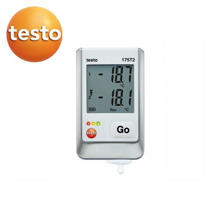 テストー 温度データロガー testo 175 T2 (1個) TESTO175-T2