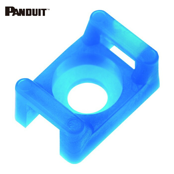 パンドウイット PANDUIT TM3S8-C76 タイマウント テフゼル アクアブルー (100個入) (1袋)