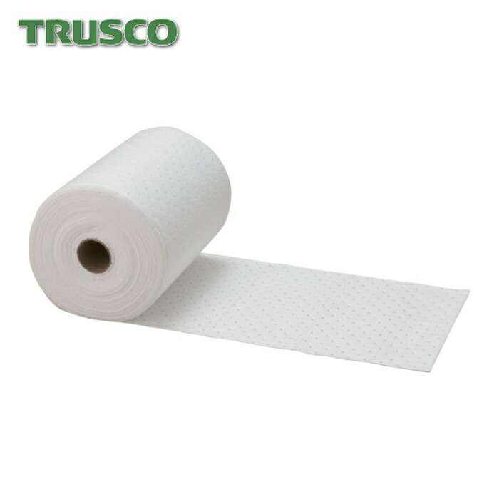トラスコ TRUSCO 油吸いいれる居敷き 油専用(渦巻形) 400mm×30M×3粍 (1巻) TASR-403
