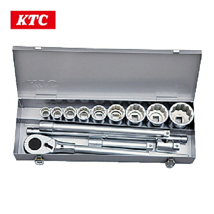 KTC 京都機械工具 結核症614B 19.0sq.ソケット鍵仕掛ける[14点] (1S)