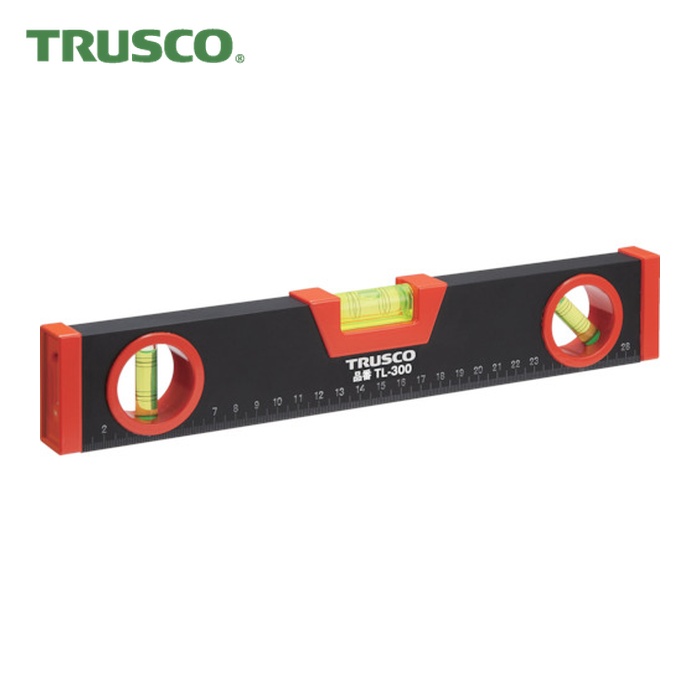 トラスコ TRUSCO アルミレベル 箱型 マグネット付 900mm 水平・垂直・45° (1個) TL-900M