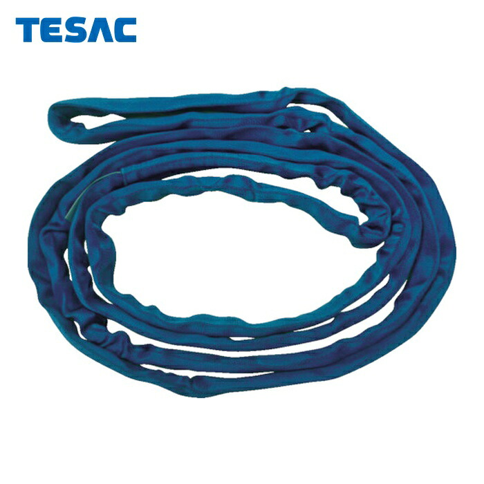 テザック TESAC TBSN1.6TX2M ブルースリングソフトN形(エンドレスタイプ)掛け目1.6t 全長2m(JIS判定基準品) (1本)