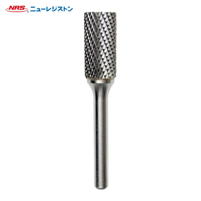 NRS ニューレジストン TCBT1702K-1 超硬バー 円筒刃付kカット 刃径12×刃長25×軸径6×軸長45 ロー付 (1本)
