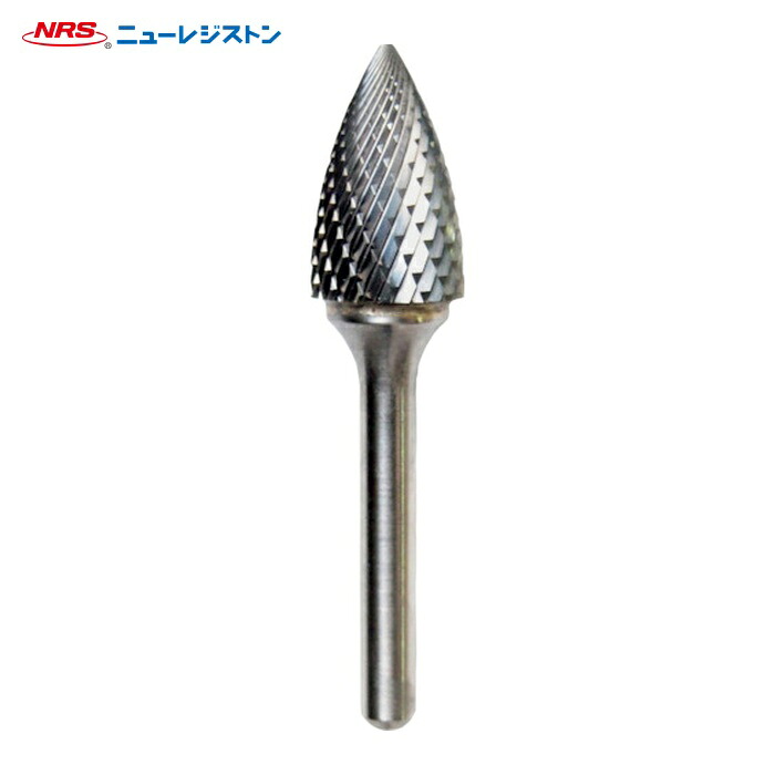 NRS ニューレジストン TCBT6900D-6 超硬バー トンガリdカット 刃径16×刃長25×軸径6×軸長45 ロー付 (1本)