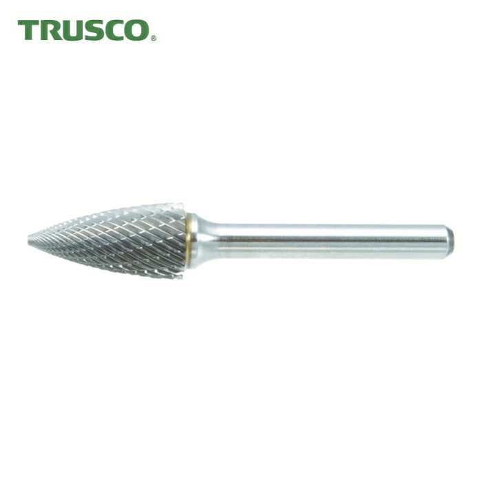 トラスコ TRUSCO 超硬バー トンガリ型 Φ19X刃長25X軸6 ダブルカット (1本) TB4C190 6,139円