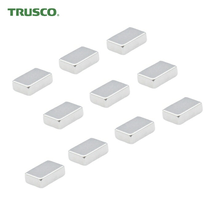 トラスコ TRUSCO まとめ買い ネオジム磁石 角形 15mmX10mmX5mm 10個入 (1袋) TN15-10K-10P