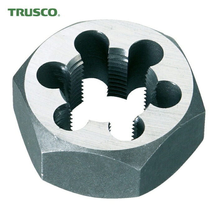 トラスコ TRUSCO 六角サラエナットダイス 細目 M30X2.0 (1個) TD6-30X2.0