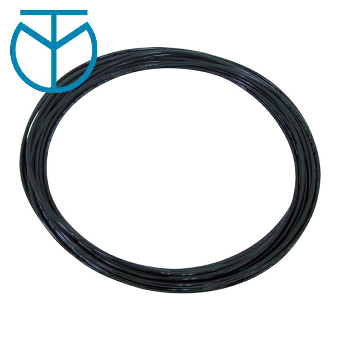 チヨダ 千代田通商 TE-16-20 BK TEタッチチューブ 16mm/20m 黒 (1巻)