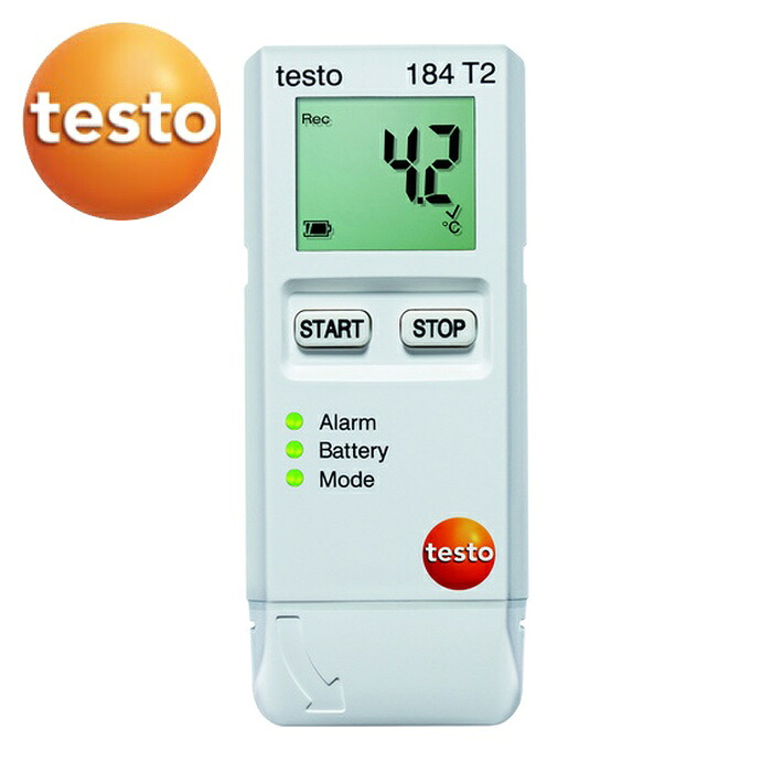 テストー 温度データロガー testo 184 T2(150日) (1個) TESTO184T2