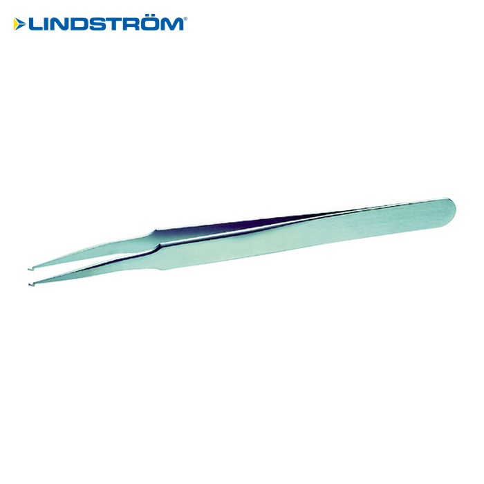 リンドストローム TLSM104SA 静電気対策SMDピンセット 全長120×幅10mm 先細型 (1本)
