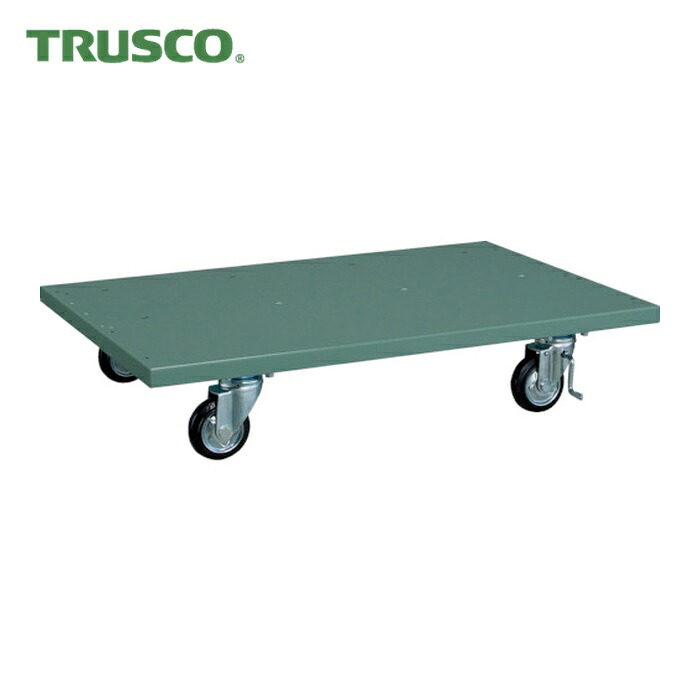 トラスコ TRUSCO パネルコンテナラック用兼用キャスターベース (1台) T-1200K (GN)