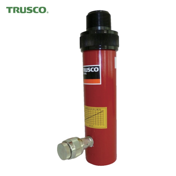 トラスコ TRUSCO 単動形シリンダー スプリングリターンタイプ (1台) TMCA10-100|工具ランド いたわり館