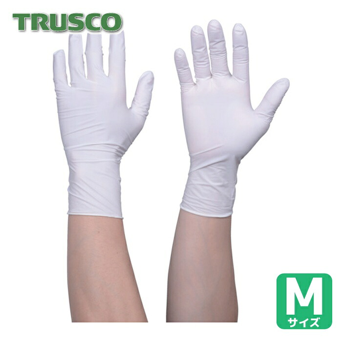 トラスコ TRUSCO まとめ買い 使い捨てニトリル手袋TGスタンダード 0.08粉無白M 100枚 10箱 (1S) TGNN08WM10P｜工具ランド　いたわり館