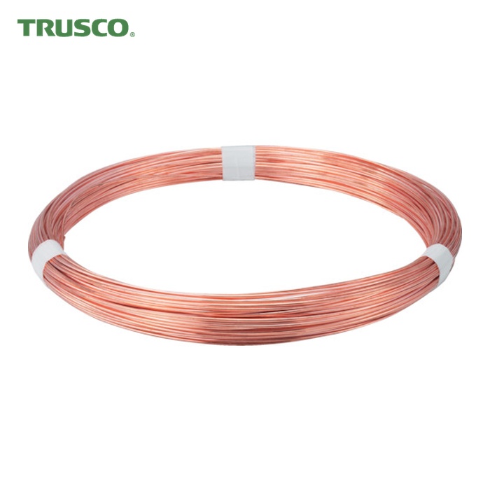 トラスコ TRUSCO 銅針金 #18 線径1.2mmX50m (1巻) TDWM-12