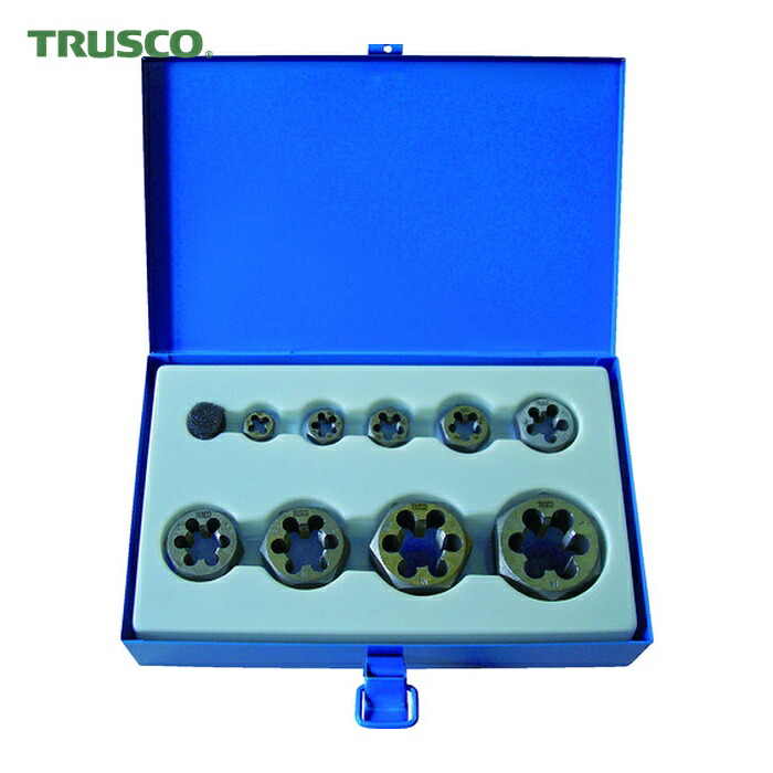 トラスコ TRUSCO 六角サラエナットダイスユニファイ細目ねじセット (1S) THD-UNFSET|工具ランド いたわり館