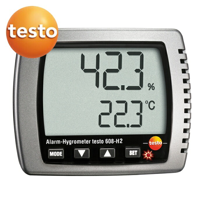 テストー 卓上温湿度計 testo 608-H2 (1個) TESTO608-H2