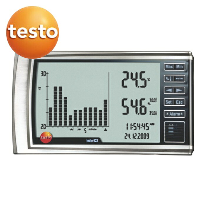 テストー 卓上温湿度計 testo 623 (1個) TESTO623