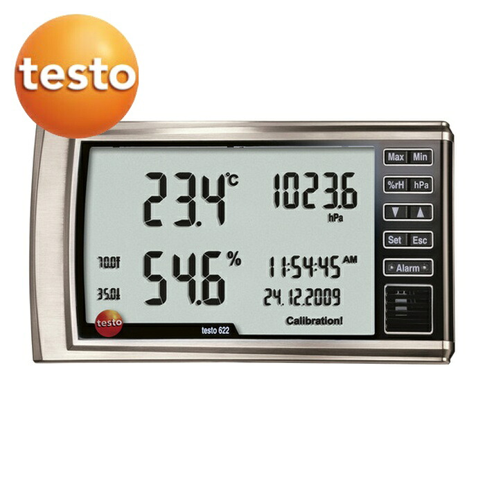 テストー 卓上温湿度計 testo 622 (1個) TESTO622