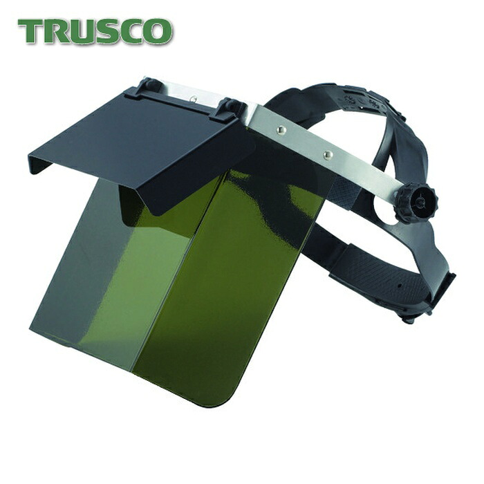 トラスコ TRUSCO 遮光二重防災面 かぶりタイプ 前プレート遮光度6 (1個) TBM-500W
