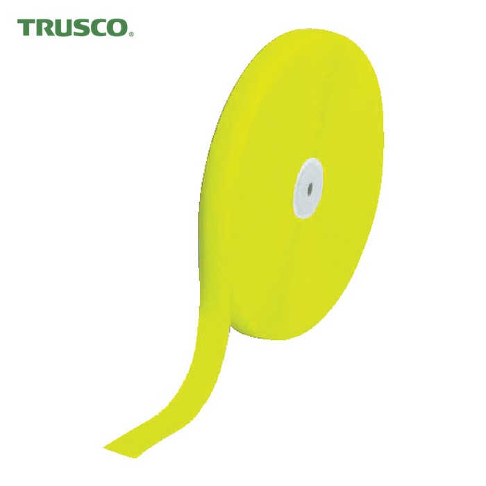 トラスコ TRUSCO マジックテープ 縫製用A側 20mm×25m 蛍光イエロー (1巻) TMAH-2025-LY