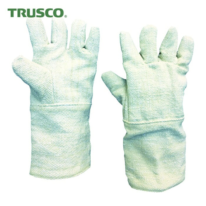 トラスコ TRUSCO 生体溶解性セラミック耐熱手袋 5本指タイプ (1双) TCAT5-A｜工具ランド　いたわり館