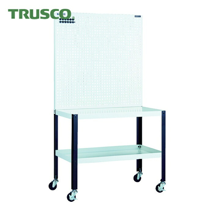 トラスコ TRUSCO ライトパンチングパネル パネリーナ W900 棚板付 キャスター付 (1台) TUR-33C 33,365円
