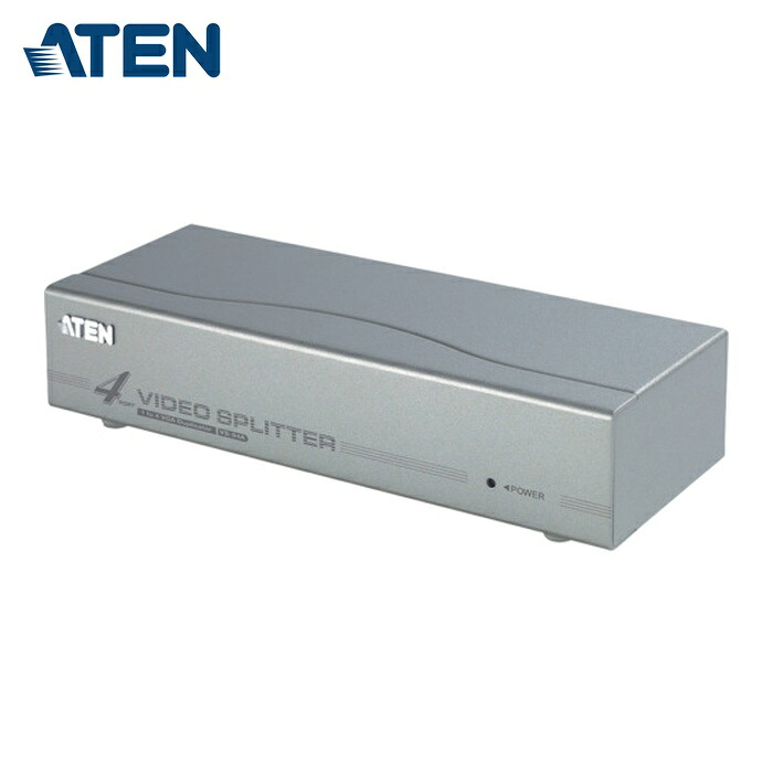 ATEN VS94A ビデオ分配器 VGA / 1入力 / 4出力 (1台)｜工具ランド　いたわり館