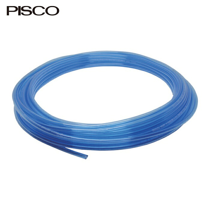 PISCO ピスコ UBT0850-100-CB 空気専用ポリウレタンチューブ クリアブルー 8×5mm 100m (1巻)