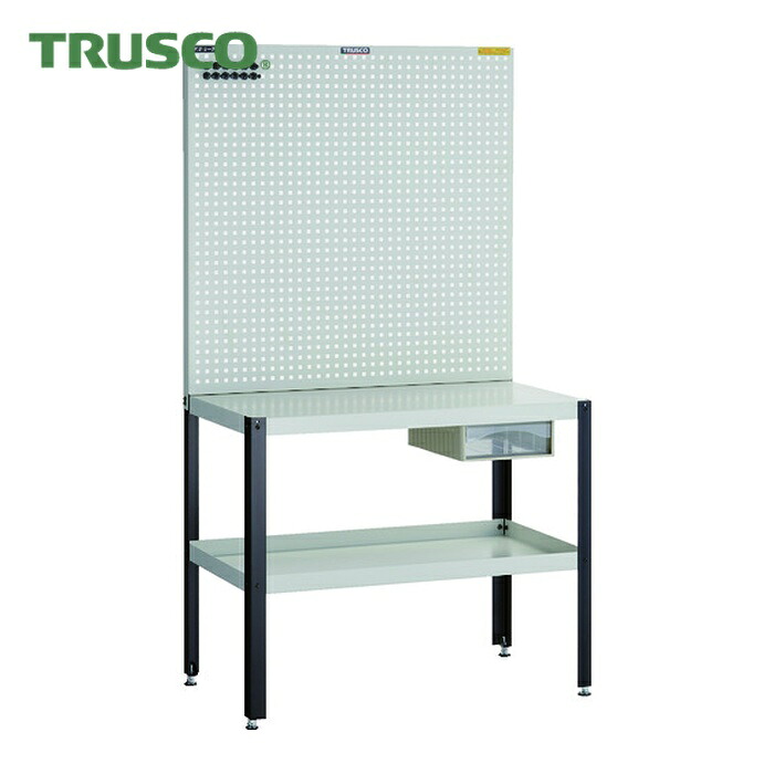 トラスコ TRUSCO ライトパンチングパネル パネリーナ W900 テーブル 引出付 (1台) TUR-33D