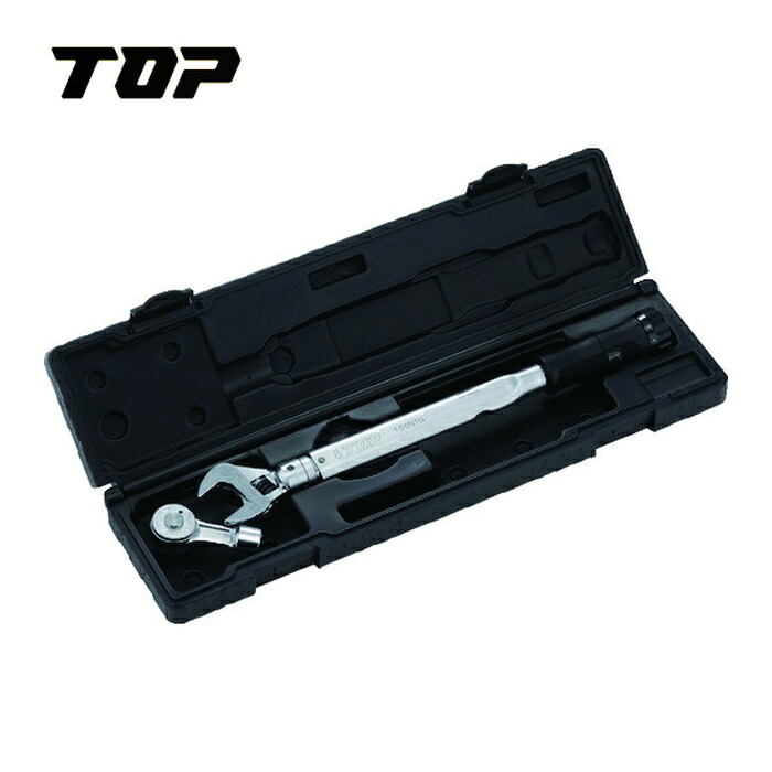 TOP トップ工業 TS-100NTG モンキ形/ラチェット形グリップ付トルクレンチセット 調整範囲20~100N・m (1S)｜工具ランド　いたわり館