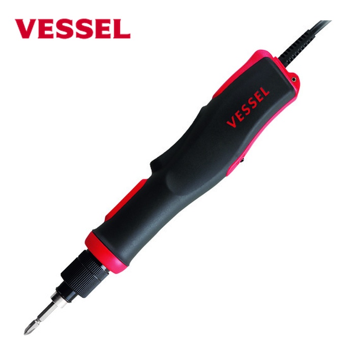 ベッセル VESSEL VE-5000PS 電動ドライバー(高速タイプ) VE-5000PS プッシュ式 出力トルク:0.6~2.5N・m (1台)
