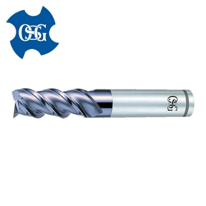 OSG オーエスジー V-XPM-EHS-24X3F ハイススクエアエンドミル VコートXPMハイヘリックス ショート 3刃 刃径24mm 刃長50mm 8454240 (1本)