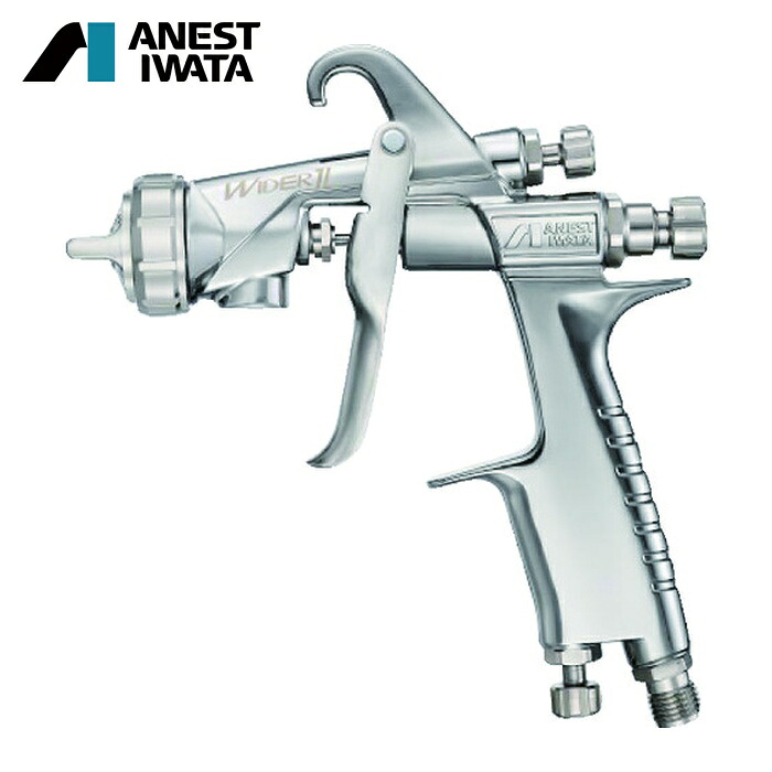 アネスト岩田 ANEST IWATA WIDER1L-2-16J2G スプレーガン(重力式) ノズル口径 Φ1.6 4本Vスリットモデル (1台)