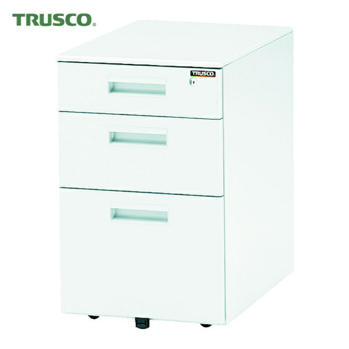 トラスコ TRUSCO 取り合わせ勉強机 手押し車 3段 (1台) TWGN-3