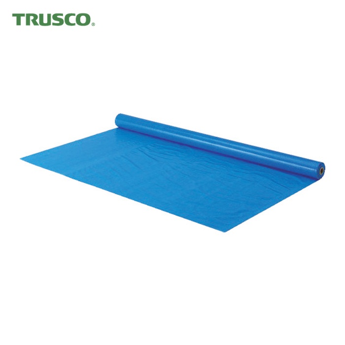 トラスコ TRUSCO 軽量汎用養生シートロール(ブルー)#1000 1.8M×100M (1巻) TSUL-1810B