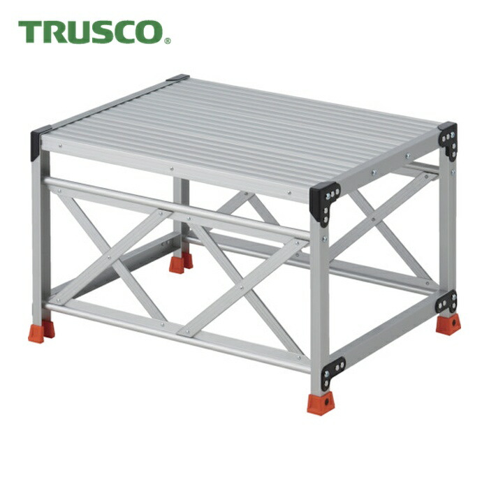トラスコ TRUSCO 作業用踏台 1段 高さ0.5m 天板800×600 (1台) TSF-1865