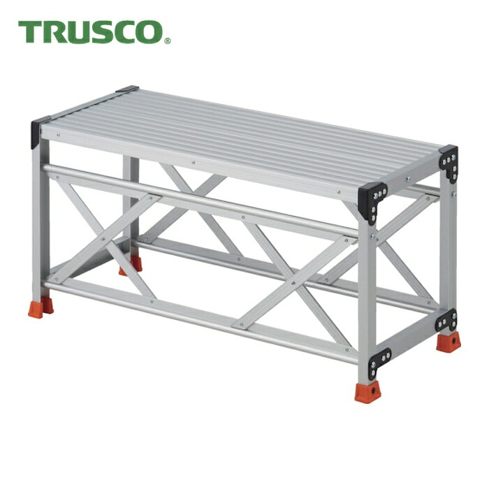 トラスコ TRUSCO 作業用踏台 1段 高さ0.5m 天板1000×400 (1台) TSF-1105|工具ランド いたわり館
