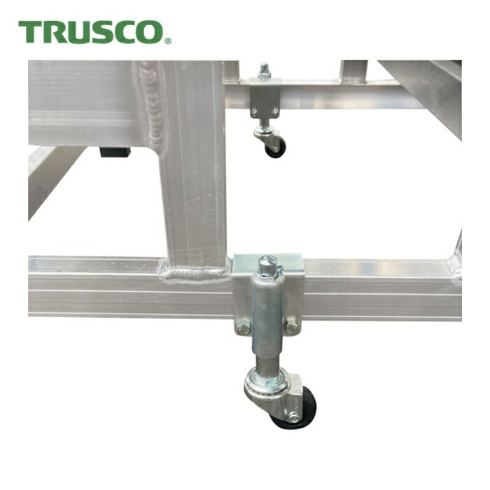 トラスコ TRUSCO 溶接一体構造型作業台用 スプリング式キャスター(4個1セット) (1S) WTDB-SC