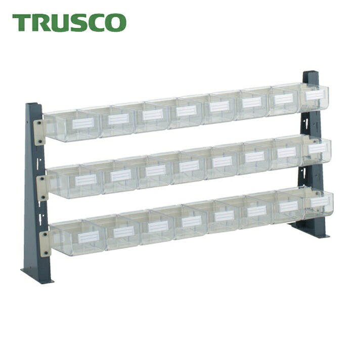 トラスコ TRUSCO UPR型ライトビンラック卓上用 HT-1X24個 (1台) UPR-ML1803