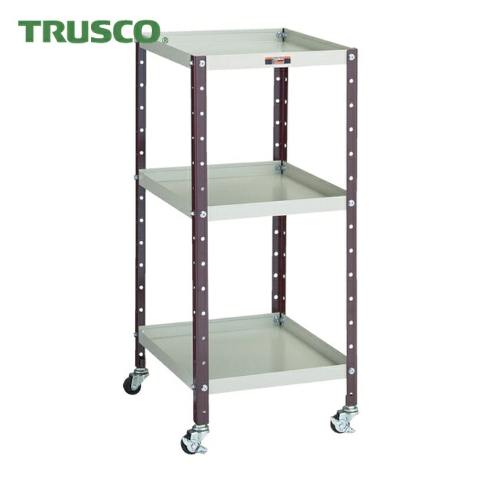 トラスコ TRUSCO V型物の具手押し車 350X420XH798 3段 (1台) VS-13