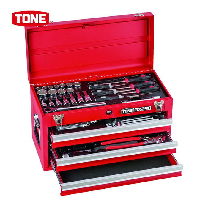 TONE トネ TSH4509SV 整備用工具セット ツールセット 差込角12.7mm 53点セット シルバー (1S) 35,958円